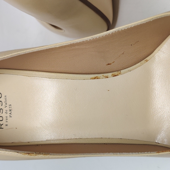 Francesco Russo Round Toe Butter 4.25" High Heel Sz 6 US / 39 IT - Picture 4 of 8